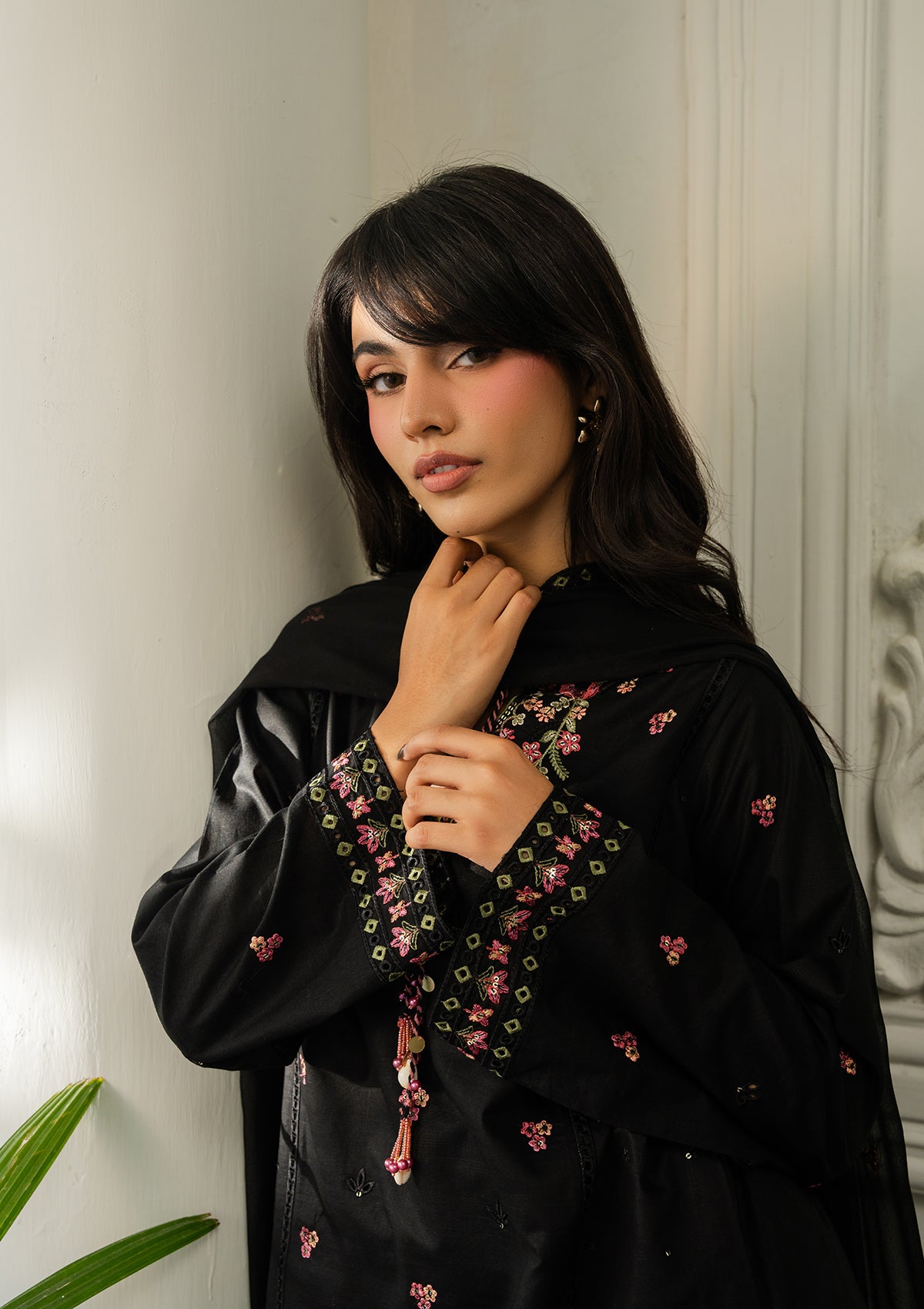 EMBROIDERED Lawn BT006886-BLK