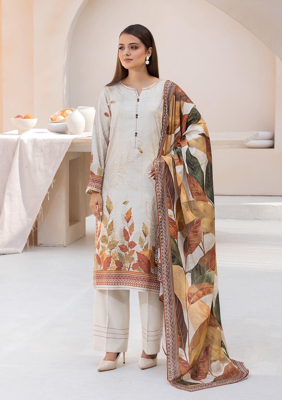 Printed Linen BT6545-SKN