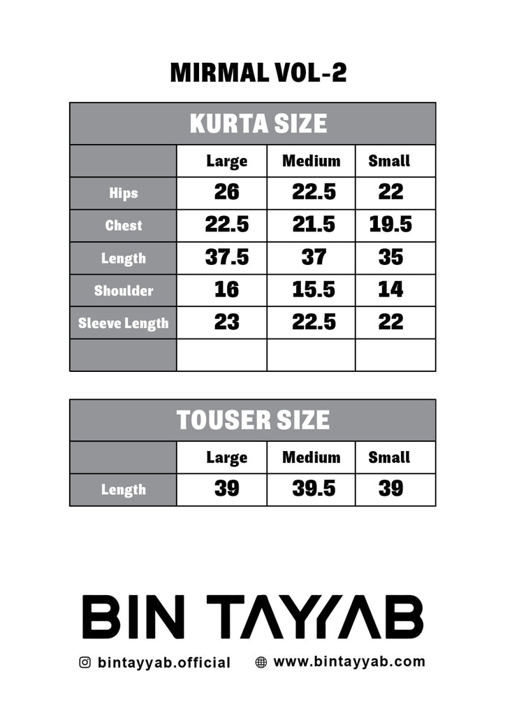 BT006296-SKB Size Chart