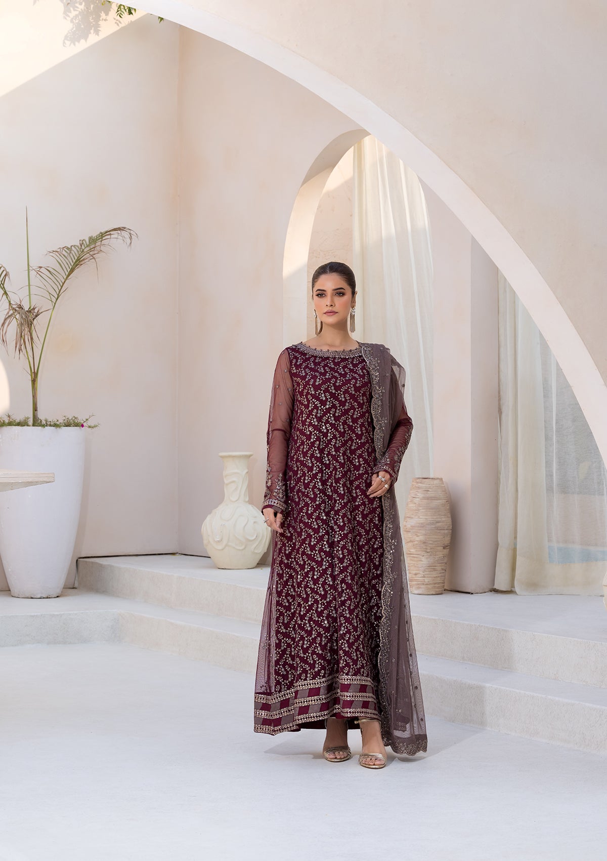 EMBROIDERED NET BT6622